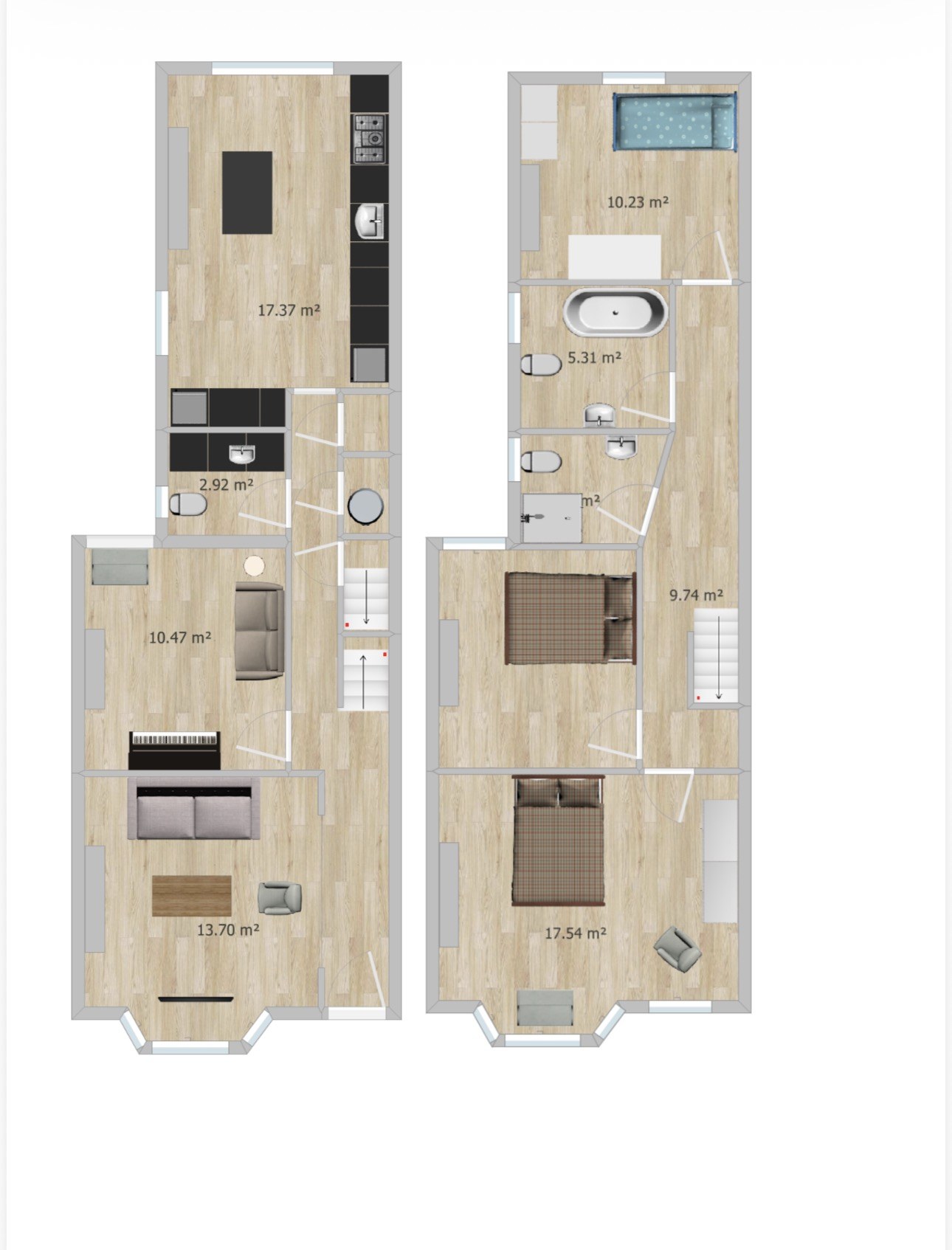 I am looking for a carpenter team for a 1300 sq ft terrace house renovation.